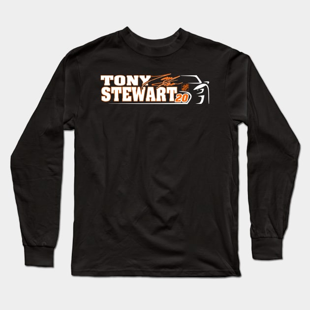 #20 Tony Stewart Fan Long Sleeve T-Shirt by Lifeline/BoneheadZ Apparel